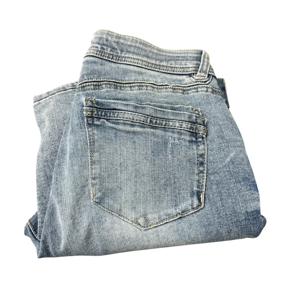 Democracy Jeans Womens 12 (32x28 ACTUAL) Ab technology Blue Denim Stretch